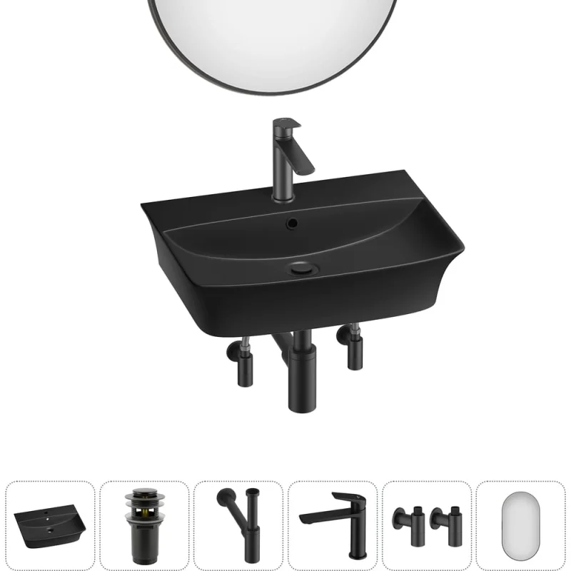 ΠΠΎΠΌΠΏΠ»Π΅ΠΊΡ 6 Π² 1 Wellsee Bathroom Sink Π½Π°ΠΊΠ»Π°Π΄Π½Π°Ρ/ΠΏΠΎΠ΄Π²Π΅ΡΠ½Π°Ρ ΡΠ°ΠΊΠΎΠ²ΠΈΠ½Π° 55x42 ΡΠΌ ΡΠΎΡΡΠΎΠΈΡ 20219984R