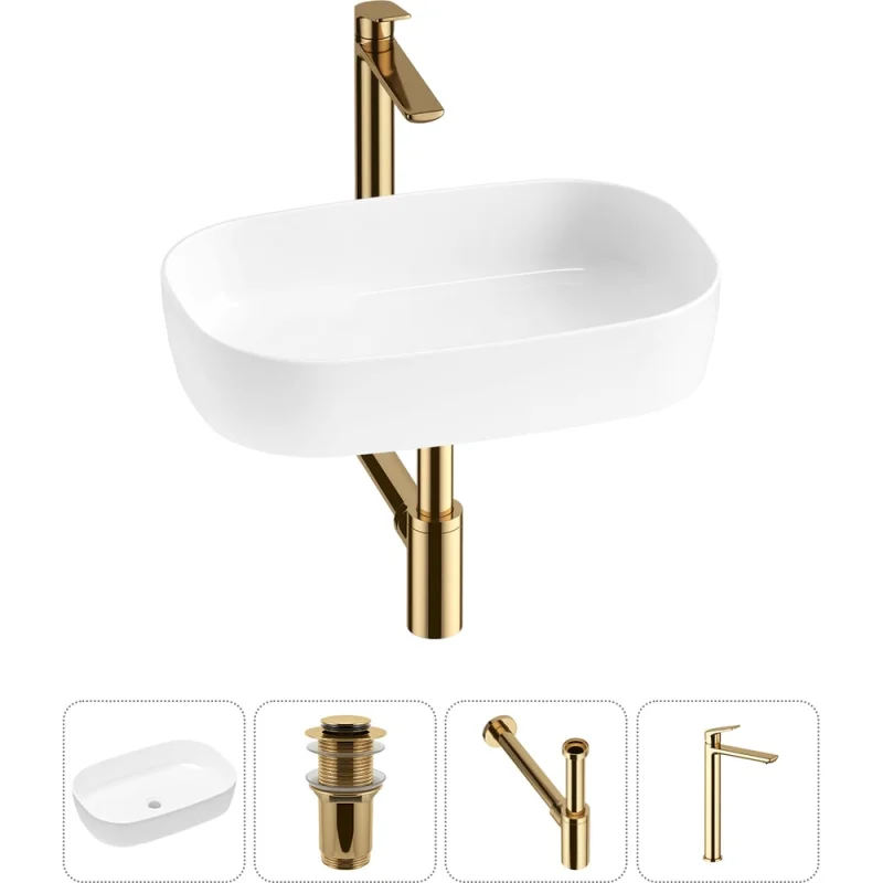 Накладная раковина для ванной Lavinia Boho комнаты Bathroom Sink в наборе 4 в 1 20217509R