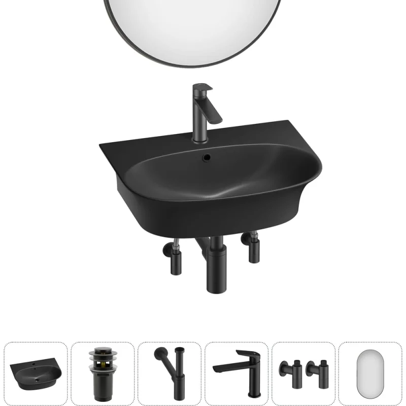 ΠΠΎΠΌΠΏΠ»Π΅ΠΊΡ 6 Π² 1 Wellsee Bathroom Sink Π½Π°ΠΊΠ»Π°Π΄Π½Π°Ρ/ΠΏΠΎΠ΄Π²Π΅ΡΠ½Π°Ρ ΡΠ°ΠΊΠΎΠ²ΠΈΠ½Π° 55x43 ΡΠΌ ΡΠΎΡΡΠΎΠΈΡ 20219942R