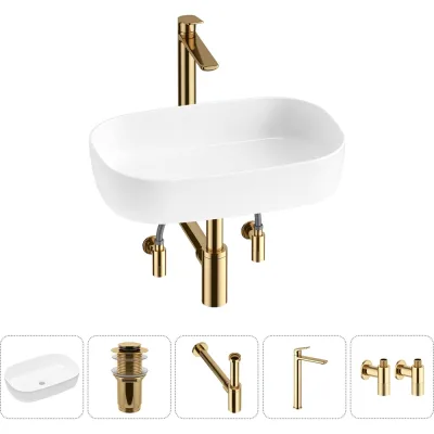 Накладная раковина для ванной Lavinia Boho комнаты Bathroom Sink в наборе 5 в 1 20217513R