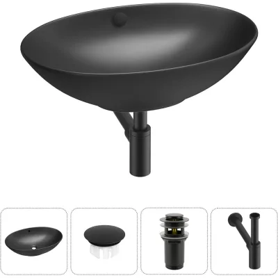 Набор Wellsee 4 в 1 Bliss накладная раковина 63x42 см 20217049R