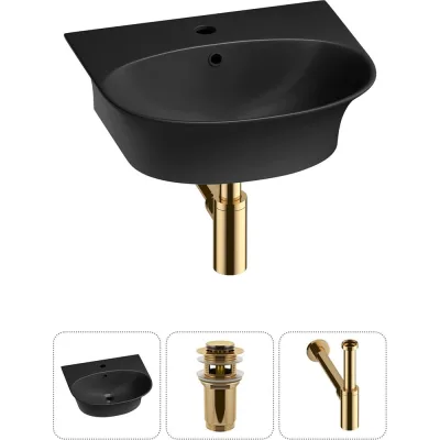 Комплект Wellsee 3 в 1 Lavinia Boho Bathroom Sink накладная/подвесная раковина 46x41 см 20216686R