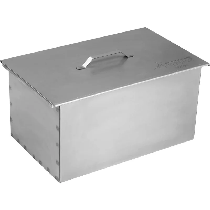 Двухъярусная коптильня с поддоном для сбора жира Тонар 450x280x240 мм, сталь 1.5 мм К-001 068625