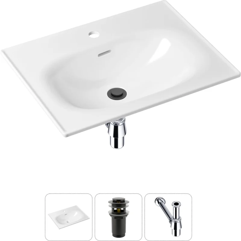 Врезная раковина для ванной Lavinia Boho Bathroom Sink в комплекте 3 в 2 20217612R