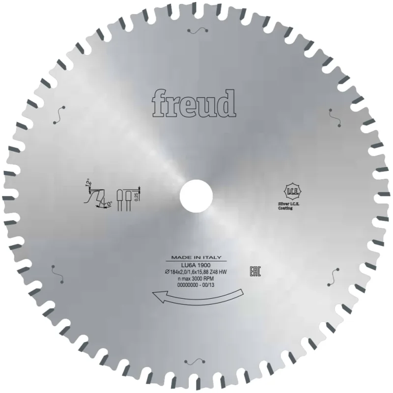 Пила дисковая 160x2.0x20 мм, Z30, HM Lu6A Freud 0100