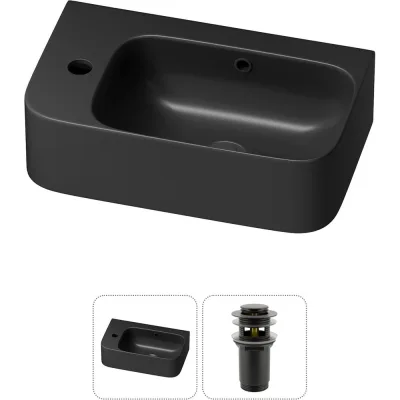Комплект Wellsee 2 в 1 Lavinia Boho Bathroom Sink накладная/подвесная раковина 45x27 см 20216486R