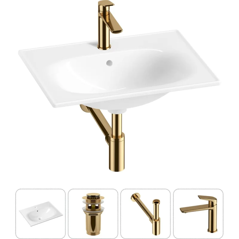 Врезная раковина для ванной Lavinia Boho комнаты Bathroom Sink в наборе 4 в 1 20217645R