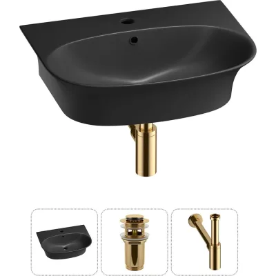 Комплект Wellsee 3 в 1 Lavinia Boho Bathroom Sink накладная/подвесная раковина 55x43 см 20216714R