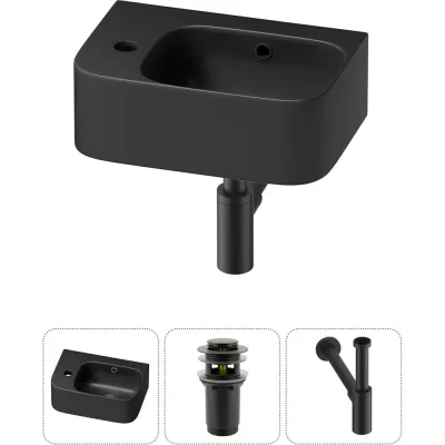Комплект Wellsee 3 в 1 Lavinia Boho Bathroom Sink накладная/подвесная раковина 37x25 см 20216545R
