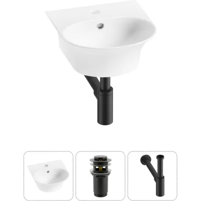 Комплект Wellsee 3 в 1 Lavinia Boho Bathroom Sink накладная/подвесная раковина 34x36 см 20216642R