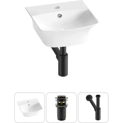 Комплект Wellsee 3 в 1 Lavinia Boho Bathroom Sink накладная/подвесная раковина 35x36 см 20216726R