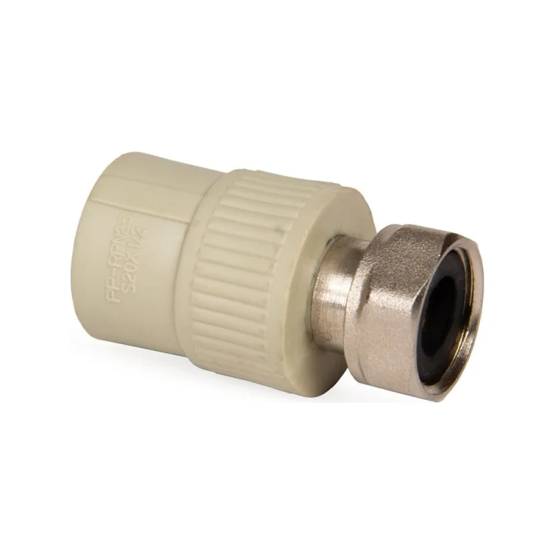 Муфта LAMMIN ppr с накидной гайкой 20x1/2" 210/30 серый Lm31045020015G