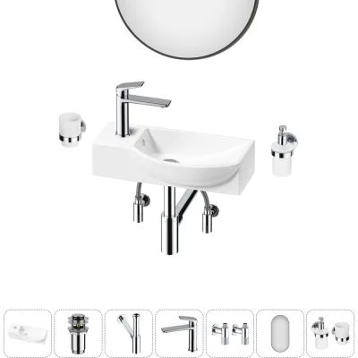 ΠΠΎΠΌΠΏΠ»Π΅ΠΊΡ 7 Π² 1 Wellsee Bathroom Sink Π½Π°ΠΊΠ»Π°Π΄Π½Π°Ρ/ΠΏΠΎΠ΄Π²Π΅ΡΠ½Π°Ρ ΡΠ°ΠΊΠΎΠ²ΠΈΠ½Π° 45x24 ΡΠΌ ΡΠΎΡΡΠΎΠΈΡ 20219629R