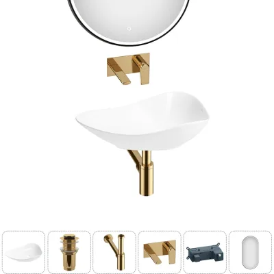 Набор Wellsee 5 в 1 Nexus Flex накладная раковина 60x42 см 32340300 20218645R