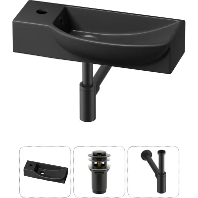 Комплект Wellsee 3 в 1 Lavinia Boho Bathroom Sink накладная/подвесная раковина 50x24 см 20216153R