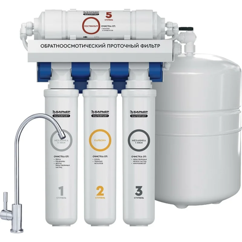 Быстросъемный фильтр под мойку Барьер ЭКСПЕРТ WaterFort OSMO Н261Р00