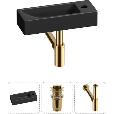 Комплект Wellsee 3 в 1 Lavinia Boho Bathroom Sink накладная/подвесная раковина 38x14 см 20215958R