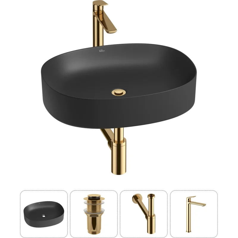 Набор Wellsee 4 в 1 Belle Spa 2.0 накладная раковина 55x45 см 20212573R