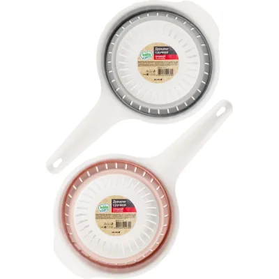 Дуршлаг MAGIC 19x35.5x4см складной с ручкой микс цветов HOBBY LIFE HL041317