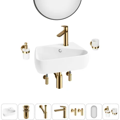 ΠΠΎΠΌΠΏΠ»Π΅ΠΊΡ 7 Π² 1 Wellsee Bathroom Sink Π½Π°ΠΊΠ»Π°Π΄Π½Π°Ρ/ΠΏΠΎΠ΄Π²Π΅ΡΠ½Π°Ρ ΡΠ°ΠΊΠΎΠ²ΠΈΠ½Π° 44x27 ΡΠΌ ΡΠΎΡΡΠΎΠΈΡ 20219897R