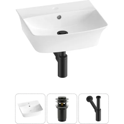 Комплект Wellsee 3 в 1 Lavinia Boho Bathroom Sink накладная/подвесная раковина 45x40 см 20216754R