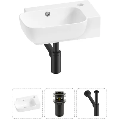 Комплект Wellsee 3 в 1 Lavinia Boho Bathroom Sink накладная/подвесная раковина 40x24 см 20216362R