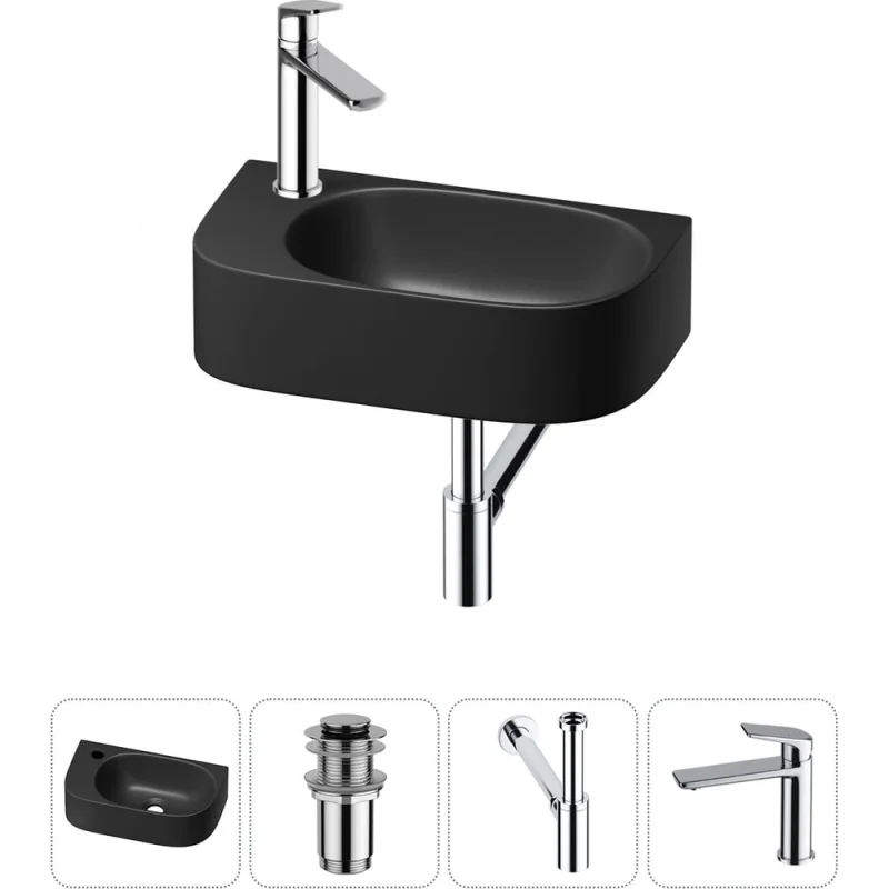 ΠΠΎΠΌΠΏΠ»Π΅ΠΊΡ Wellsee 4 Π² 1 Lavinia Boho Bathroom Sink Π½Π°ΠΊΠ»Π°Π΄Π½Π°Ρ/ΠΏΠΎΠ΄Π²Π΅ΡΠ½Π°Ρ ΡΠ°ΠΊΠΎΠ²ΠΈΠ½Π° 40x22 ΡΠΌ 20216351R