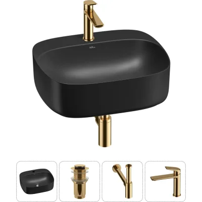Набор Wellsee 4 в 1 Ideal накладная раковина 50x42 см 326907000, 18 20214163R