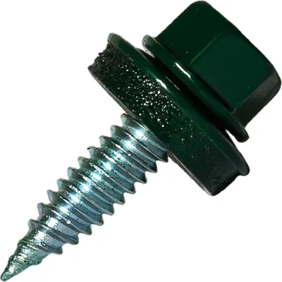 Саморез для доборных элементов HARDWEX ТМ HWX1-W-J-SP-4.8x20 мм, RAL 6005, 250 шт. 5190000001222
