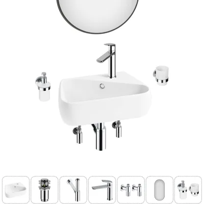 ΠΠΎΠΌΠΏΠ»Π΅ΠΊΡ Wellsee 7 Π² 1 Lavinia Boho Bathroom Sink Π½Π°ΠΊΠ»Π°Π΄Π½Π°Ρ/ΠΏΠΎΠ΄Π²Π΅ΡΠ½Π°Ρ ΡΠ°ΠΊΠΎΠ²ΠΈΠ½Π° 44x27 ΡΠΌ 20219895R