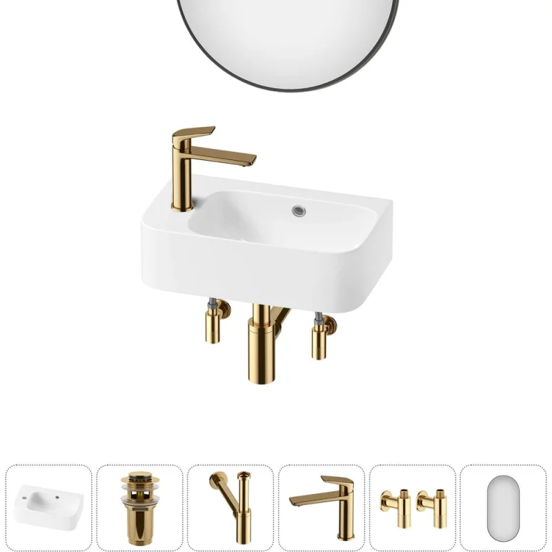 ΠΠΎΠΌΠΏΠ»Π΅ΠΊΡ Wellsee 6 Π² 1 Lavinia Boho Bathroom Sink Π½Π°ΠΊΠ»Π°Π΄Π½Π°Ρ/ΠΏΠΎΠ΄Π²Π΅ΡΠ½Π°Ρ ΡΠ°ΠΊΠΎΠ²ΠΈΠ½Π° 45x27 ΡΠΌ 20219823R