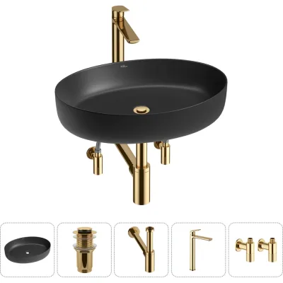 Набор Wellsee 5 в 1 Belle Spa 3.0 накладная раковина 55x41 см 20212688R