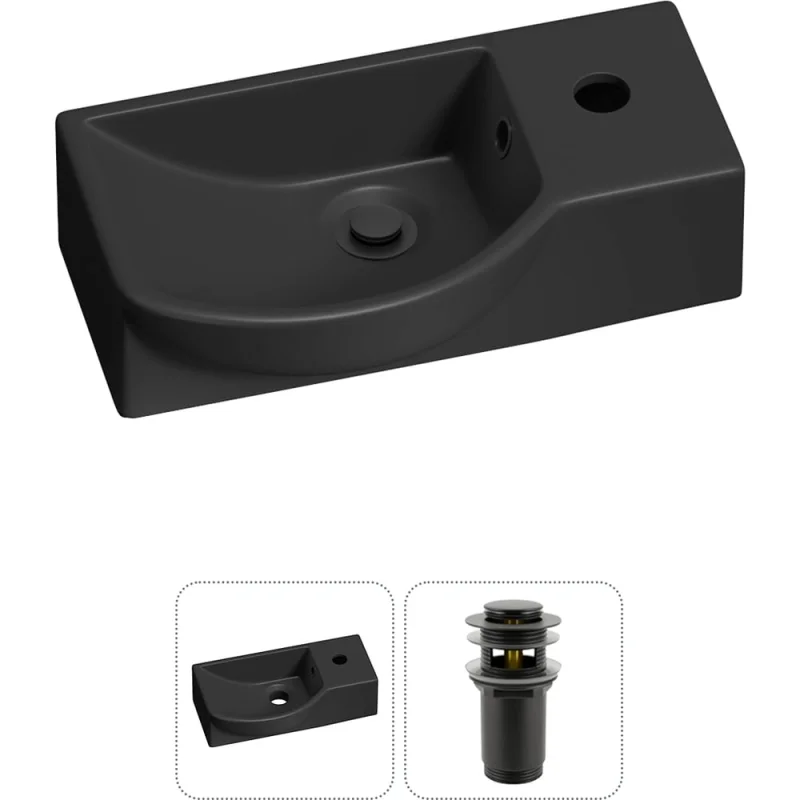 Комплект 2 в 1 Lavinia Boho Bathroom Sink накладная/подвесная раковина 40x23 см, состоит 20216066R