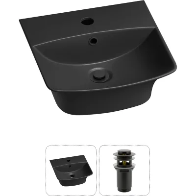 Комплект 2 в 1 Wellsee Lavinia Boho Bathroom Sink накладная/подвесная раковина 35x36 см 20216738R