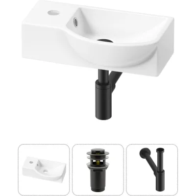 Комплект Wellsee 3 в 1 Lavinia Boho Bathroom Sink накладная/подвесная раковина 40x23 см 20216026R