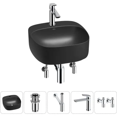 Набор Wellsee 5 в 1 Ideal накладная раковина 42x42 см 20214152R