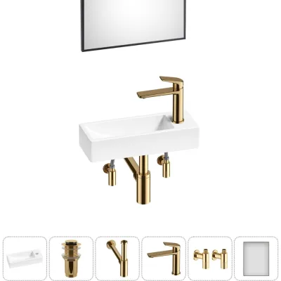 ΠΠΎΠΌΠΏΠ»Π΅ΠΊΡ Wellsee 6 Π² 1 Lavinia Boho Bathroom Sink Π½Π°ΠΊΠ»Π°Π΄Π½Π°Ρ/ΠΏΠΎΠ΄Π²Π΅ΡΠ½Π°Ρ ΡΠ°ΠΊΠΎΠ²ΠΈΠ½Π° 38x14 ΡΠΌ 20219557R