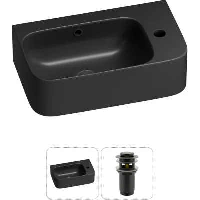 Комплект Wellsee 2 в 1 Lavinia Boho Bathroom Sink накладная/подвесная раковина 45x27 см 20216514R