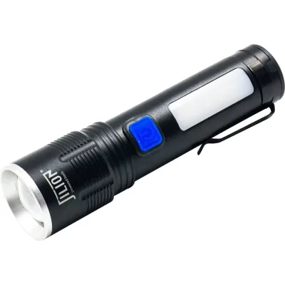 Светодиодный аккумуляторный фонарь Jilion P50 + 7 SMD, алюминий 9531150