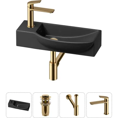Комплект 4 в 1 Lavinia Boho Bathroom Sink накладная/подвесная раковина 50x24 см 20216157R
