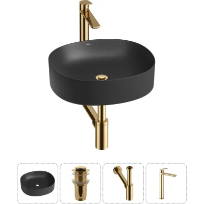 Набор Wellsee 4 в 1 Belle Spa 2.0 накладная раковина 45x42 см 20212545R