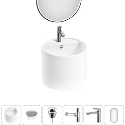 Набор Wellsee 6 в 1 M1 Limited Edition подвесная раковина 45x45x38 см 20219057R