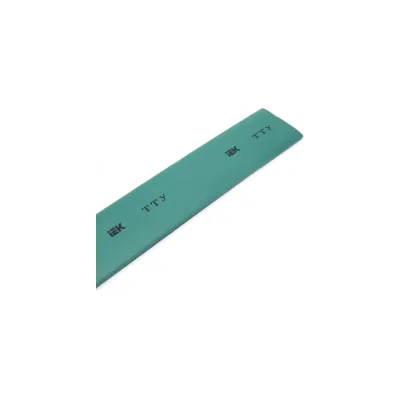 Термоусадочная трубка IEK ТТУ 25/12,5, зеленая, 50 м/упаковка, ИЭК UDRS-D25-50-K06