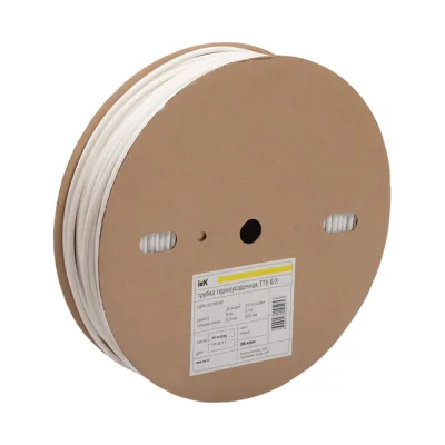 Трубка термоусаживаемая IEK ТТУ, 50/25, 25м/в роллах, ИЭК, красная UDRS-D50-25-K04