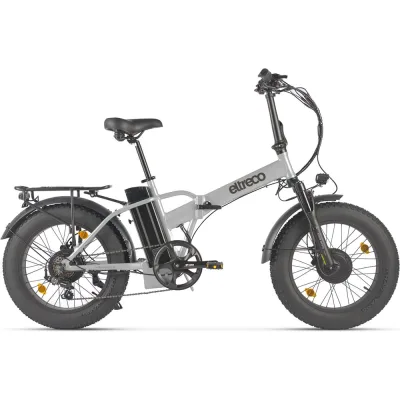 Электровелосипед BAD DUAL NEW серебристый матовый-3203 Eltreco 026169-3203