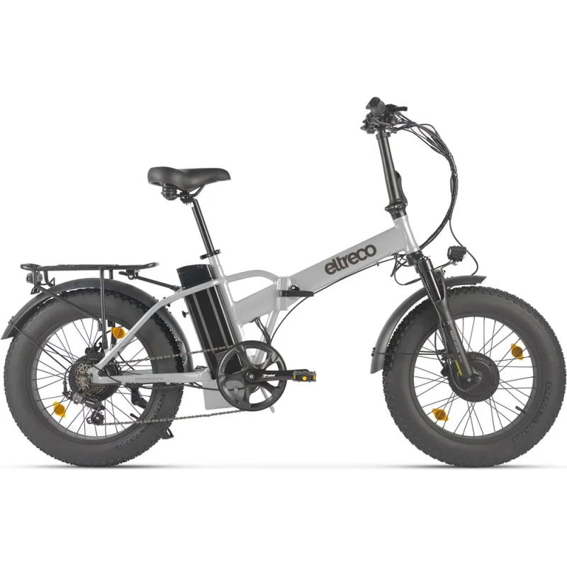 Электровелосипед BAD DUAL NEW серебристый матовый-3203 Eltreco 026169-3203