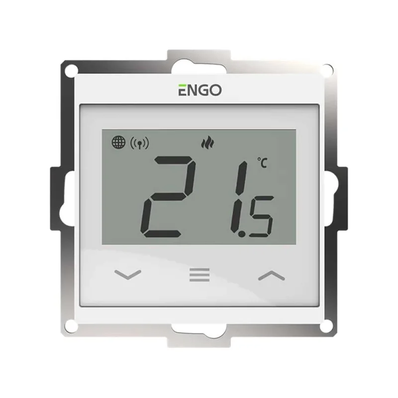 Π’Π΅ΡΠΌΠΎΡΠ΅Π³ΡΠ»ΡΡΠΎΡ ENGO controls, ΠΏΡΠΎΠ²ΠΎΠ΄Π½ΠΎΠΉ, Π²ΡΡΡΠ°ΠΈΠ²Π°Π΅ΠΌΡΠΉ, ΠΏΡΠΎΠ³ΡΠ°ΠΌΠΌΠΈΡΡΠ΅ΠΌΡΠΉ, Ρ Π²ΠΎΠ·ΠΌΠΎΠΆΠ½ΠΎΡΡΡΡ ΠΏΠΎΠ΄ΠΊΠ»ΡΡΠ΅Π½ΠΈΡ ΠΊ WI-FI, Π±Π΅Π»ΡΠΉ E55-W