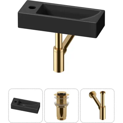 Комплект Wellsee 3 в 1 Lavinia Boho Bathroom Sink накладная/подвесная раковина 38x14 см 20215930R