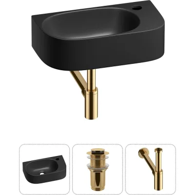 Комплект Wellsee 3 в 1 Lavinia Boho Bathroom Sink накладная/подвесная раковина 40x22 см 20216322R