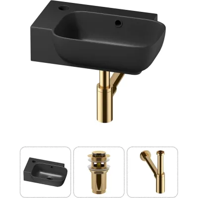 Комплект Wellsee 3 в 1 Lavinia Boho Bathroom Sink накладная/подвесная раковина 40x24 см 20216406R